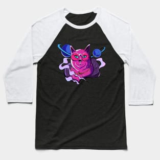 Galactic Cat Baseball T-Shirt